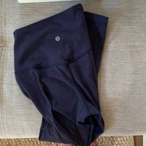 Lululemon Dark blue workout leggings